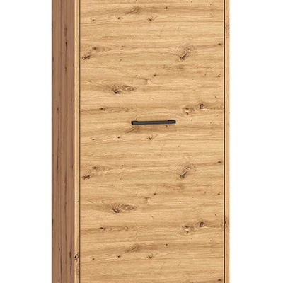 VÝPRODEJ - Vysoká předsíňová skříň BEDA - šířka 55 cm, dub artisan