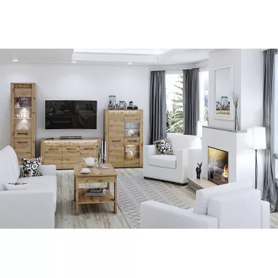 VÝPRODEJ - Konferenční stolek DIANDRA - dub artisan