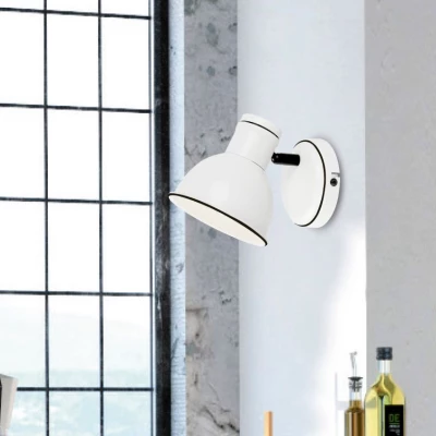 Moderní nástěnné bodové osvětlení ZUMBA - 1xE14, 40W, bílé / černé