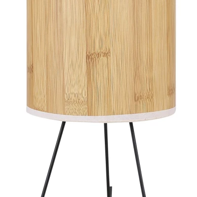 Designová stolní lampa ADORA - 1xE14, 40W, borovice / černá