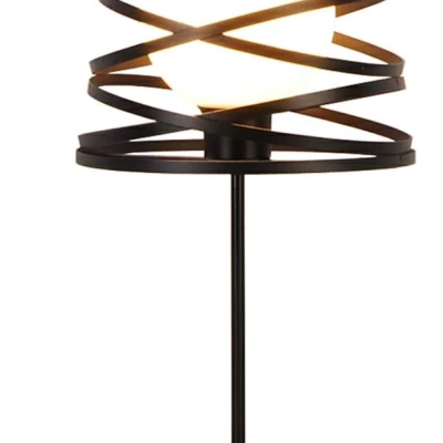 Designová stolní lampa AKITA - 1xE14, 40W, černá