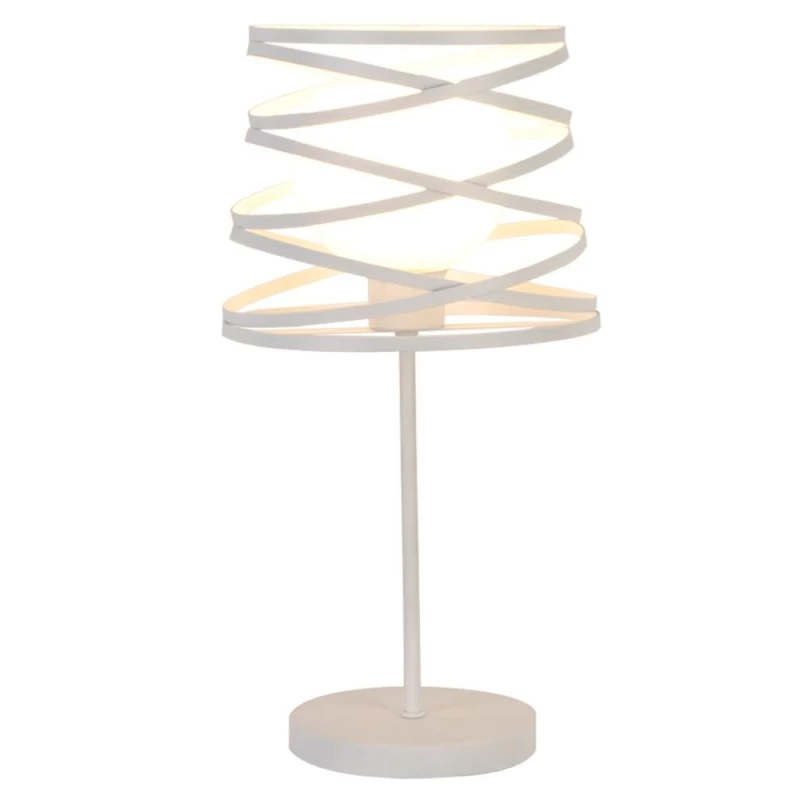 Designová stolní lampa AKITA - 1xE14, 40W, bílá