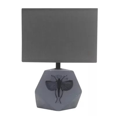 Stolní moderní lampa ANIMI - 1xE14, 40W, tmavá šedá