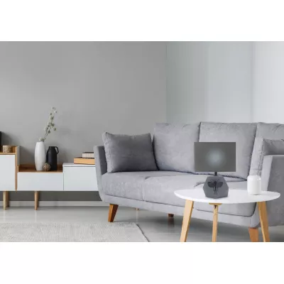 Stolní moderní lampa ANIMI - 1xE14, 40W, tmavá šedá