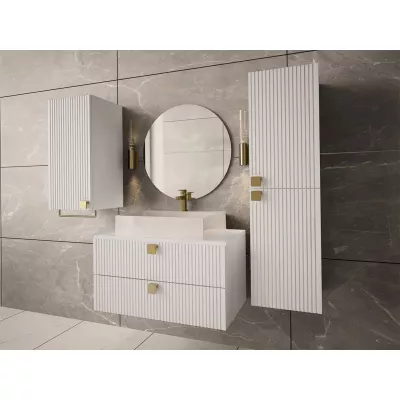 VÝPRODEJ - Koupelnová sestava PALOMA 1 - bílá + sifon ZDARMA