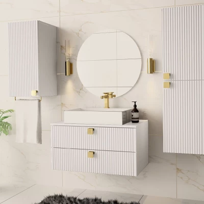 VÝPRODEJ - Koupelnová sestava PALOMA 1 - bílá + sifon ZDARMA