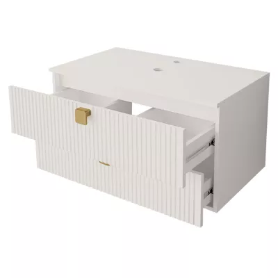 VÝPRODEJ - Koupelnová sestava PALOMA 1 - bílá + sifon ZDARMA