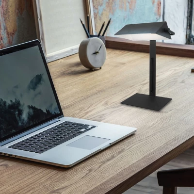 Stolní lampa v bankéřském stylu BANKIER - 1xE14, 40W, černá