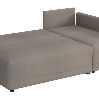 VÝPRODEJ - Rohová rozkládací sedací souprava UVERAL - tyrkysová, levý roh