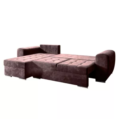 VÝPRODEJ - Rohová rozkládací sedačka PURISIMA - zelená