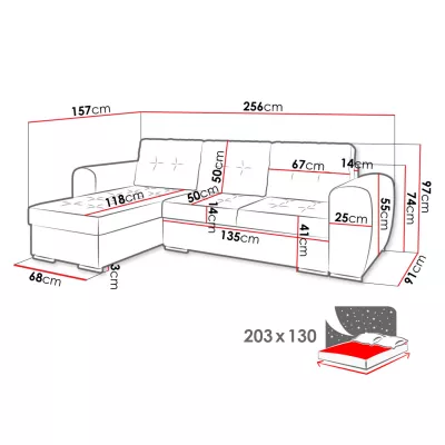 VÝPRODEJ - Rohová rozkládací sedačka PURISIMA - zelená