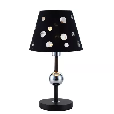 Stolní moderní lampa BATLEY - 1xE14, 60W, černá