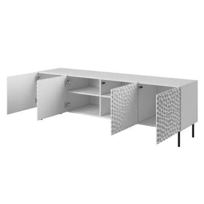 VÝPRODEJ - TV stolek MACARIO - bílý