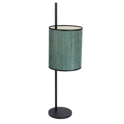 Moderní stolní lampa BENDI - 1xE27, 40W, černá / zelená