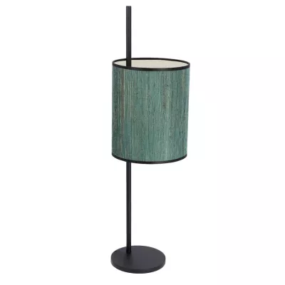 Moderní stolní lampa BENDI - 1xE27, 40W, černá / zelená