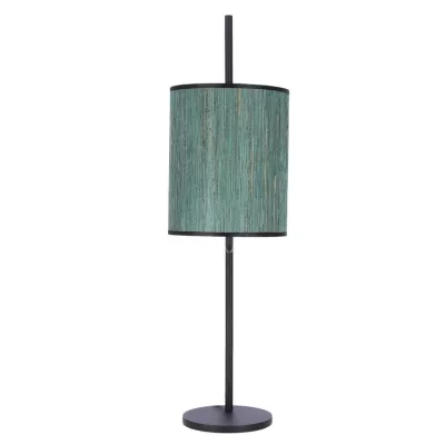 Moderní stolní lampa BENDI - 1xE27, 40W, černá / zelená