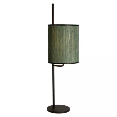 Moderní stolní lampa BENDI - 1xE27, 40W, černá / zelená