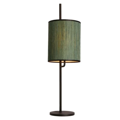 Moderní stolní lampa BENDI - 1xE27, 40W, černá / zelená
