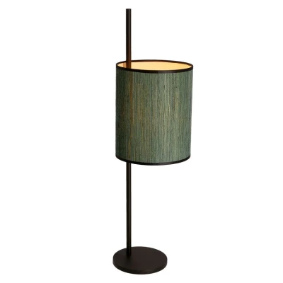 Moderní stolní lampa BENDI - 1xE27, 40W, černá / zelená