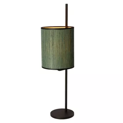 Moderní stolní lampa BENDI - 1xE27, 40W, černá / zelená