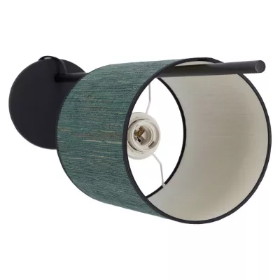 Moderní stolní lampa BENDI - 1xE27, 40W, černá / zelená