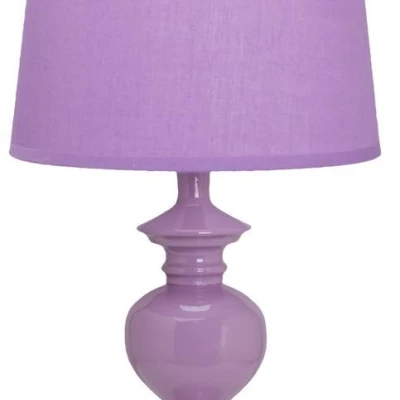 Moderní stolní lampa BERKANE - 1xE14, 40W, fialová
