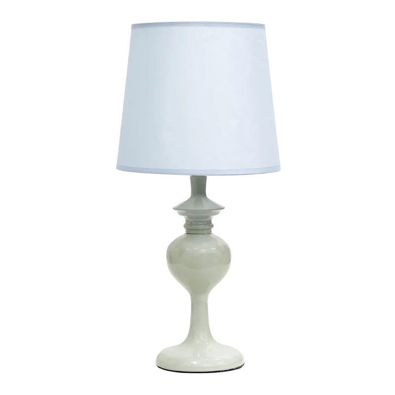 Moderní stolní lampa BERKANE - 1xE14, 40W, bílá / modrá