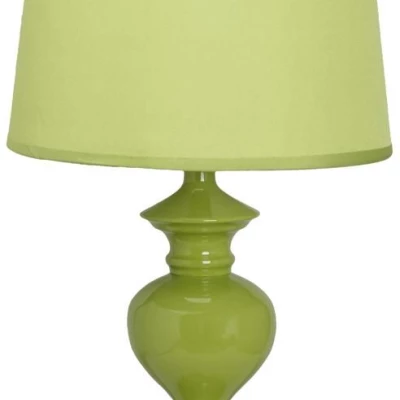 Moderní stolní lampa BERKANE - 1xE14, 40W, zelená