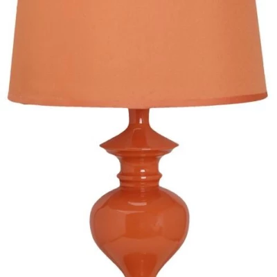 Moderní stolní lampa BERKANE - 1xE14, 40W, oranžová