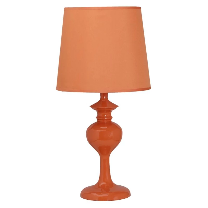 Moderní stolní lampa BERKANE - 1xE14, 40W, oranžová