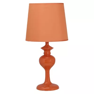 Moderní stolní lampa BERKANE - 1xE14, 40W, oranžová