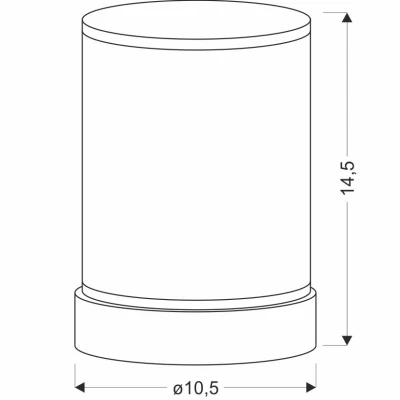 Stolní dotyková LED lampa BRILLO 1 - 2,5W, 3000-6000K (teplá-studená bílá), čirá