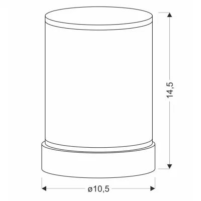 Stolní dotyková LED lampa BRILLO 1 - 2,5W, 3000-6000K (teplá-studená bílá), čirá