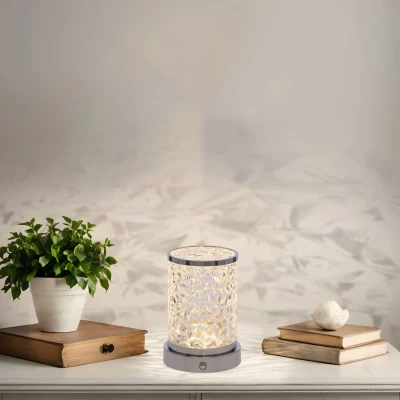 Stolní dotyková LED lampa BRILLO 1 - 2,5W, 3000-6000K (teplá-studená bílá), čirá