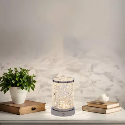 Stolní dotyková LED lampa BRILLO 1 - 2,5W, 3000-6000K (teplá-studená bílá), čirá