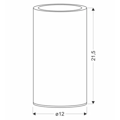 Stolní dotyková LED lampa BRILLO 2 - 2W, 3000-6000K (teplá-studená bílá), čirá