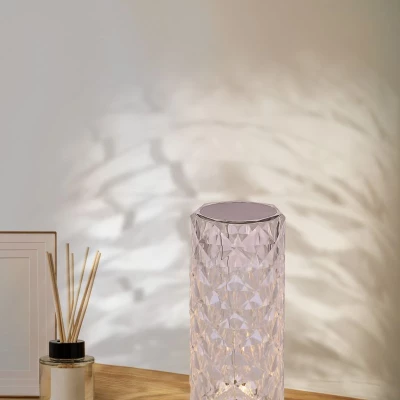 Stolní dotyková LED lampa BRILLO 2 - 2W, 3000-6000K (teplá-studená bílá), čirá