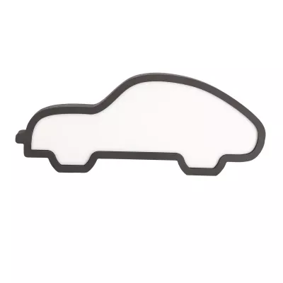 LED stolní lampa do dětského pokoje CAR - 11W, 3000K (teplá bílá), černá