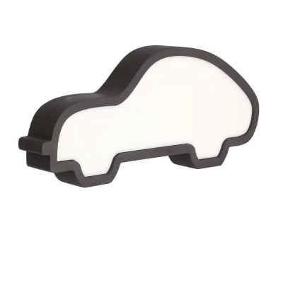 LED stolní lampa do dětského pokoje CAR - 11W, 3000K (teplá bílá), černá