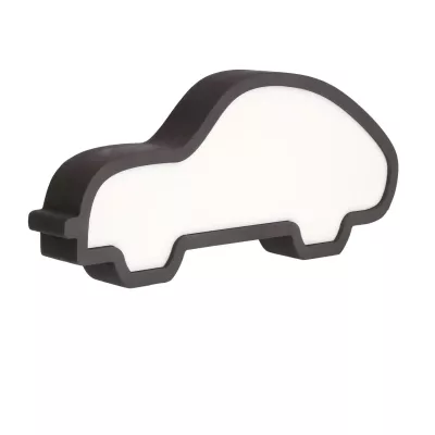 LED stolní lampa do dětského pokoje CAR - 11W, 3000K (teplá bílá), černá