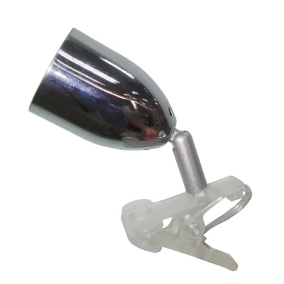 Stolní LED lampička s klipem CLIP - 3W, 4000K (denní bílá), chromovaná