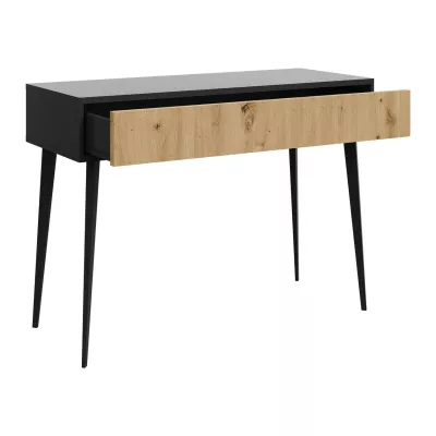 VÝPRODEJ - Konzola KAROL - dub artisan / černý