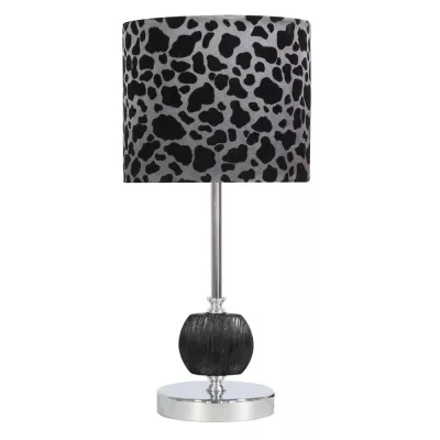 Moderní stolní lampa CORT - 1xE27, 60W, černá