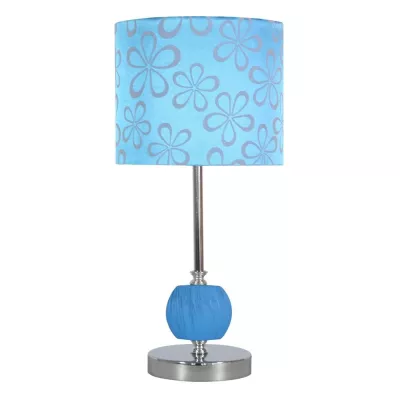 Moderní stolní lampa CORT - 1xE27, 60W, modrá
