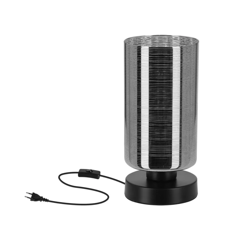 Moderní stolní lampa COX - 1xE27, 60W, chromovaná