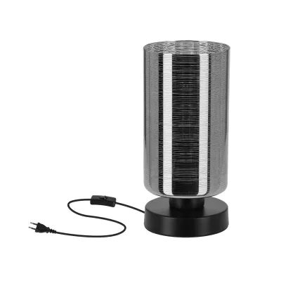 Moderní stolní lampa COX - 1xE27, 60W, chromovaná