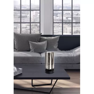 Moderní stolní lampa COX - 1xE27, 60W, chromovaná