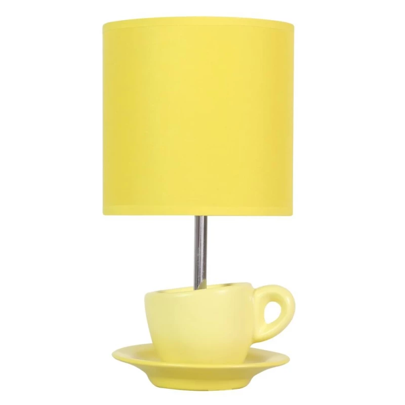 Designová stolní lampička CYNKA - 1xE27, 60W, žlutá