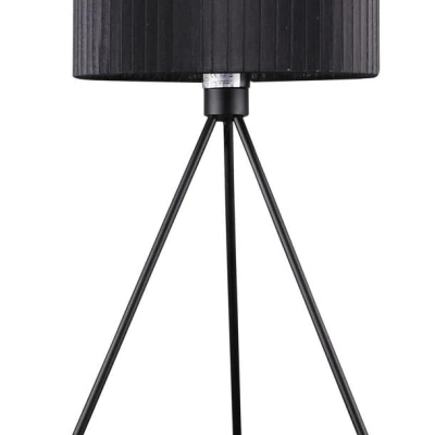 Designová stolní lampa trojnožka DIANA - 1xE27, 60W, černá