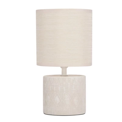 Moderní stolní lampa DINA - 1xE14, 40W, béžová
